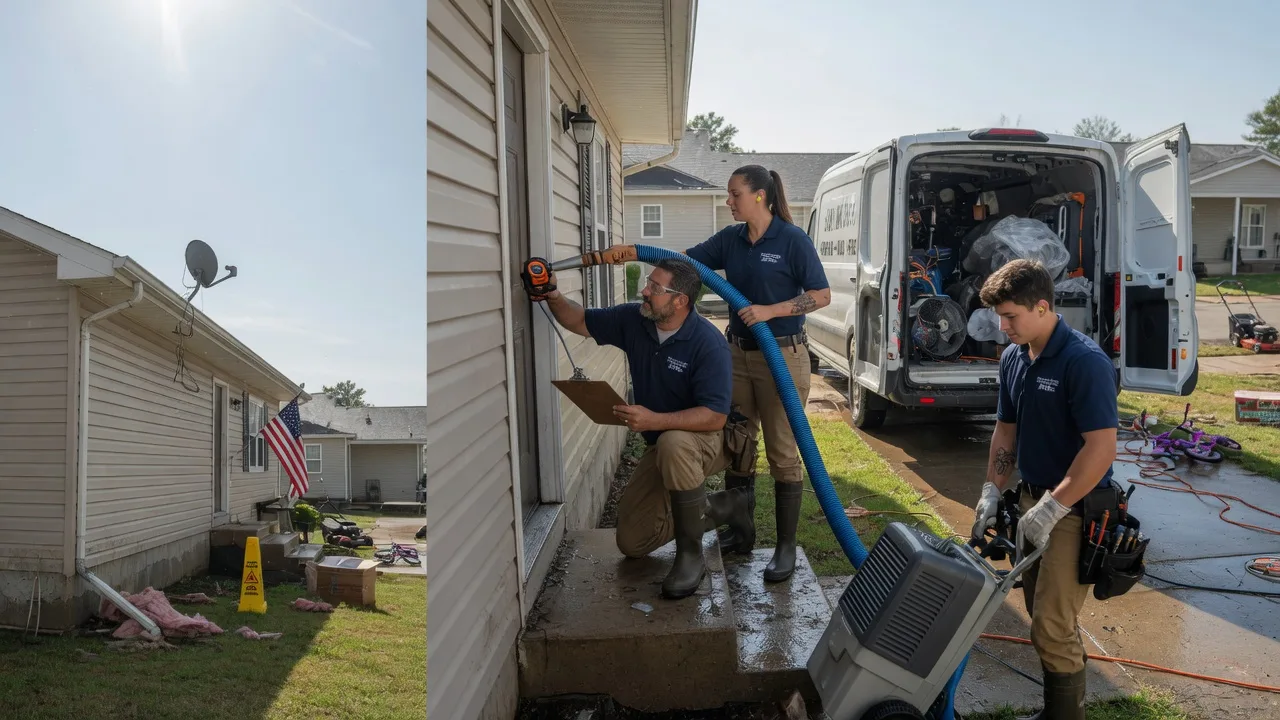 Ceiling Water Damage Restoration in Meansville, GA near me